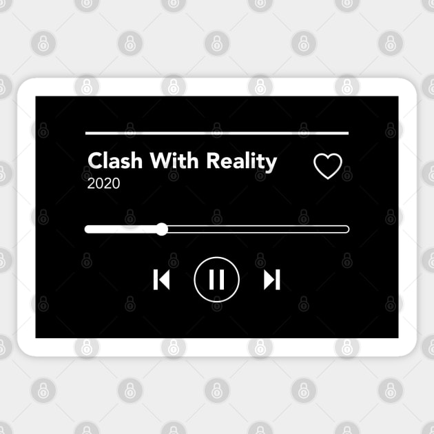 Current Song - Clash With Reality Sticker by MplusC